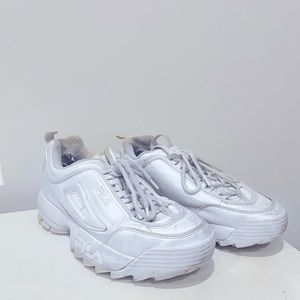 White Fila Sneakers